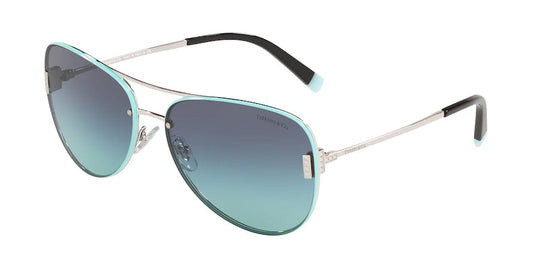 Tiffany TF3066 Pilot Sunglasses  60019S-SILVER 62-15-135 - Color Map silver