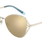 Tiffany TF3072 Butterfly Sunglasses  614903-PALE GOLD 59-16-140 - Color Map gold