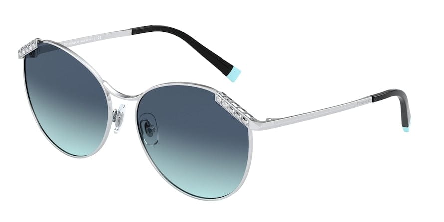 Tiffany TF3073B Round Sunglasses  60019S-SILVER 59-16-140 - Color Map silver
