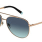 Tiffany TF3074 Pilot Sunglasses  61059S-RUBEDO 59-13-140 - Color Map gold