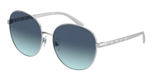 Tiffany TF3079 Round Sunglasses  60019S-SILVER 60-17-140 - Color Map silver