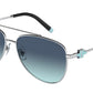 Tiffany TF3080 Pilot Sunglasses  60019S-SILVER 59-14-140 - Color Map silver