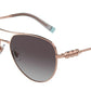 Tiffany TF3083B Pilot Sunglasses  61703C-RUBEDO 59-15-140 - Color Map gold