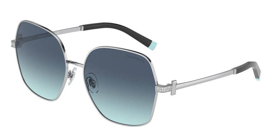 Tiffany TF3085B Irregular Sunglasses  60019S-SILVER 59-16-140 - Color Map silver