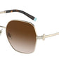 Tiffany TF3085B Irregular Sunglasses  60213B-PALE GOLD 59-16-140 - Color Map gold