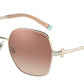 Tiffany TF3085B Irregular Sunglasses  61613N-PALE GOLD 59-16-140 - Color Map gold