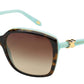 Tiffany TF4076 Square Sunglasses  81343B-HAVANA ON TIFFANY BLUE 58-17-135 - Color Map havana