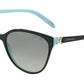 Tiffany TF4089B Cat Eye Sunglasses  80553C-BLACK ON TIFFANY BLUE 58-16-140 - Color Map black