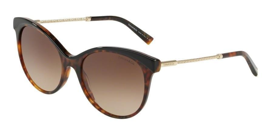 Tiffany TF4149F Butterfly Sunglasses  80503B-BLACK/HAVANA 55-18-140 - Color Map black