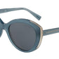 Tiffany TF4151 Cat Eye Sunglasses  82533F-OPAL BLUE 54-18-140 - Color Map blue