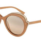 Tiffany TF4155 Round Sunglasses  82523D-OPAL CAMEL 54-21-140 - Color Map bronze/copper