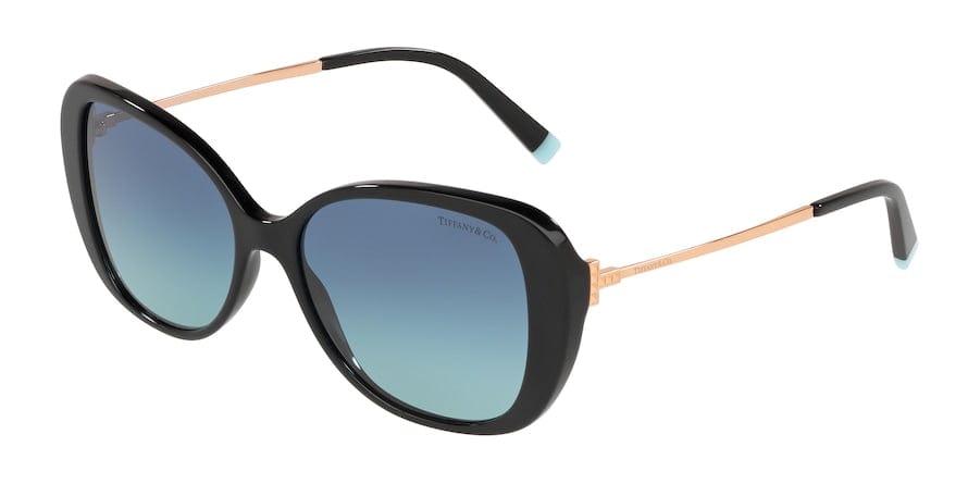 Tiffany TF4156 Butterfly Sunglasses  80019S-BLACK 55-16-140 - Color Map black