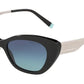Tiffany TF4158 Cat Eye Sunglasses  80019S-BLACK 54-17-140 - Color Map black
