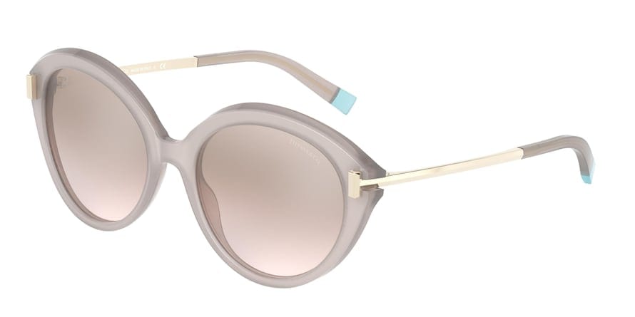 Tiffany TF4167F Round Sunglasses  83038Z-OPAL ICE ON TRANSPARENT ICE 54-18-140 - Color Map grey
