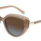 Tiffany TF4170 Cat Eye Sunglasses  826213-OPAL BEIGE 54-18-140 - Color Map light brown