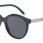 Tiffany TF4175BF Cat Eye Sunglasses  833155-BLUE ON DARK BLUE TRANSPARENT 55-19-140 - Color Map blue