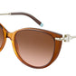 Tiffany TF4178 Cat Eye Sunglasses  83083B-OPAL CAMEL 57-16-140 - Color Map honey