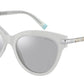 Tiffany TF4182 Cat Eye Sunglasses  83416M-OPAL GREY 55-17-140 - Color Map grey