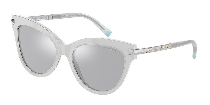 Tiffany TF4182 Cat Eye Sunglasses  83416M-OPAL GREY 55-17-140 - Color Map grey