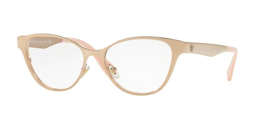 Versace VE1245 Cat Eye Eyeglasses  1052-COPPER/PINK 53-16-140 - Color Map bronze/copper