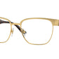Versace VE1264 Pillow Eyeglasses  1460-Gold 54-140-18 - Color Map Gold