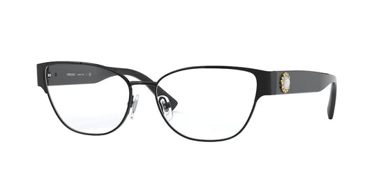 Versace VE1267B Pillow Eyeglasses  1009-BLACK 55-15-140 - Color Map black