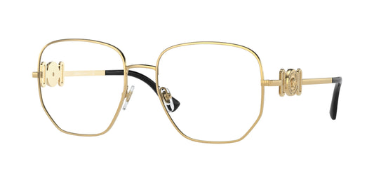 Versace VE1283 Irregular Eyeglasses  1002-Gold 56-145-18 - Color Map Gold