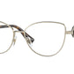 Versace VE1284 Cat Eye Eyeglasses  1489-Light Gold 55-145-16 - Color Map Gold
