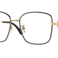 Versace VE1286D Square Eyeglasses  1443-Gold 56-145-17 - Color Map Gold