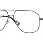 Versace VE1287 Pilot Eyeglasses  1001-Grey 59-145-13 - Color Map Grey