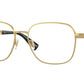 Versace VE1290 Phantos Eyeglasses  1002-Gold 56-145-17 - Color Map Gold