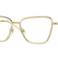 Versace VE1292 Butterfly Eyeglasses  1508-Crystal 54-140-17 - Color Map White