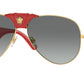 Versace VE2150Q Pilot Sunglasses  100211-Gold 62-140-14 - Color Map Gold