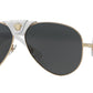 Versace VE2150Q Pilot Sunglasses  134187-Gold 62-140-14 - Color Map Gold