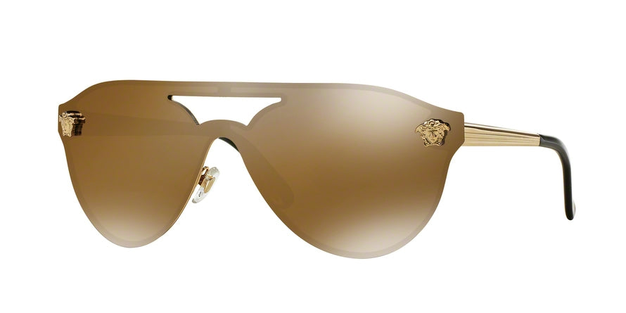 Versace VE2161 Pilot Sunglasses  1002F9-GOLD 42-142-140 - Color Map gold
