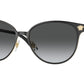 Versace VE2168 Phantos Sunglasses  1377T3-Black/Pale Gold 57-140-16 - Color Map Black