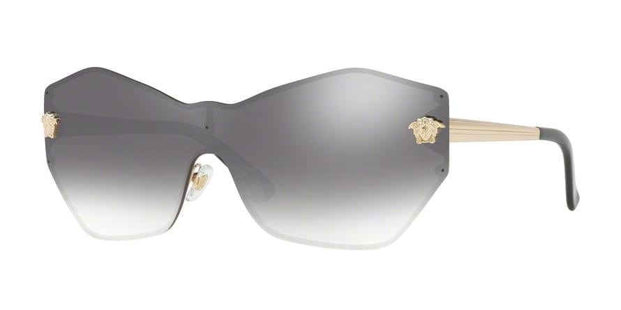Versace - VE2182 Irregular Sunglasses  12526I-PALE GOLD 43-143-140 - Color Map gold