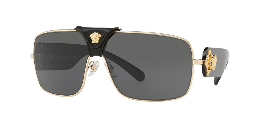 Versace - VE2207Q Square Sunglasses  100287-GOLD 38-138-140 - Color Map gold