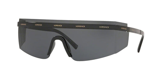 Versace VE2208 Irregular Sunglasses  100987-BLACK 45-145-115 - Color Map black