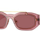 Versace VE2235 Irregular Sunglasses  100269-Pink 51-140-20 - Color Map Pink