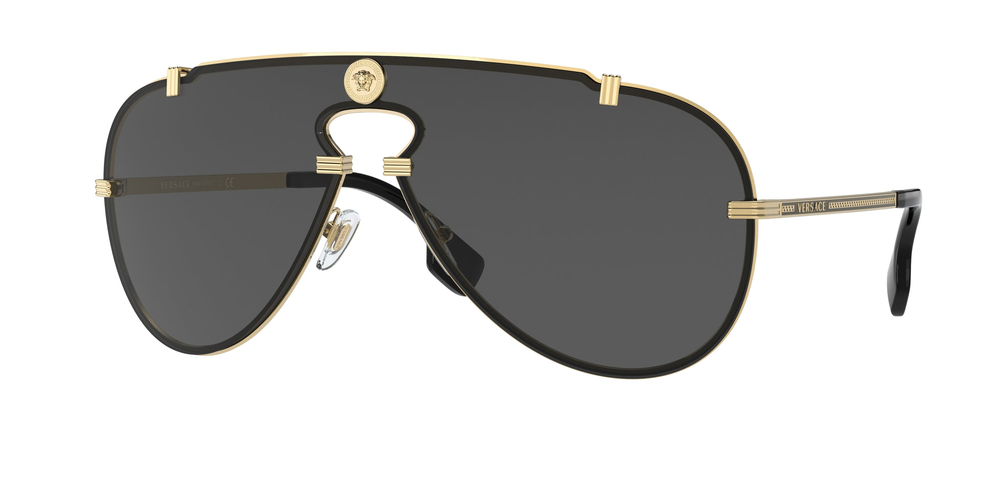 Versace VE2243 Pilot Sunglasses  100287-Gold 0-140-143 - Color Map Gold