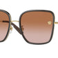 Versace VE2247D Square Sunglasses  148213-Brown Gradient 57-145-19 - Color Map Brown