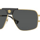 Versace VE2251 Pillow Sunglasses  100287-Gold 63-145-12 - Color Map Gold