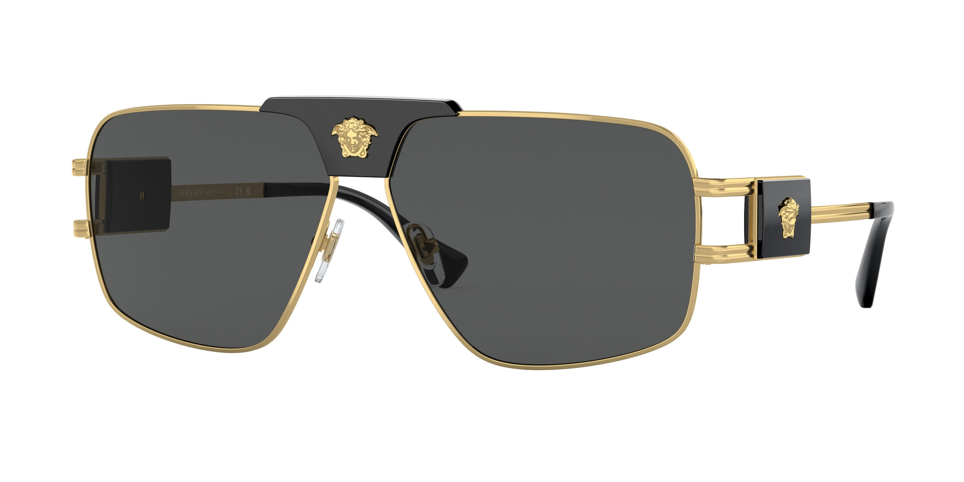 Versace VE2251 Pillow Sunglasses  100287-Gold 63-145-12 - Color Map Gold