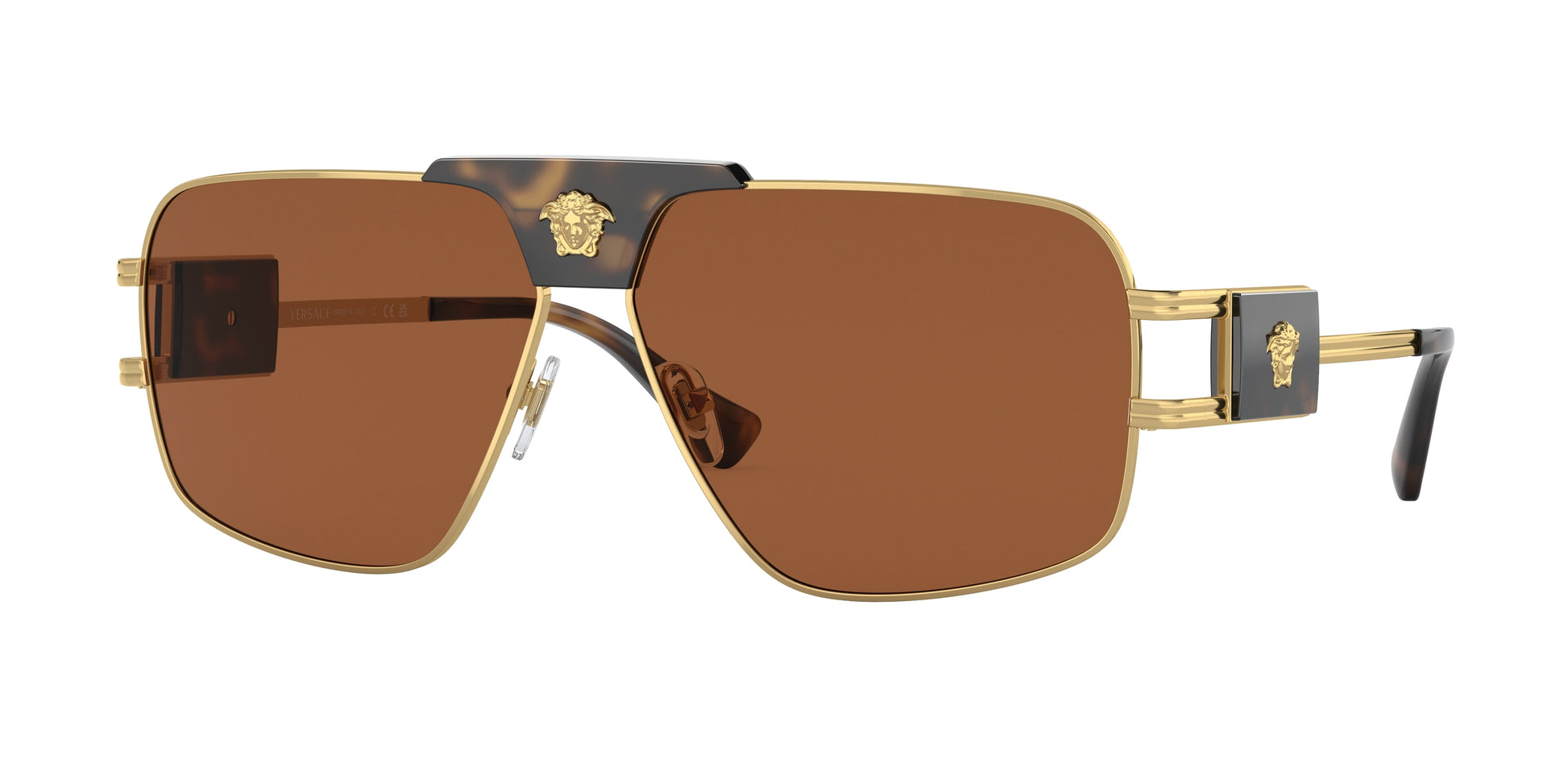 Versace VE2251 Pillow Sunglasses  147073-Gold 63-145-12 - Color Map Gold