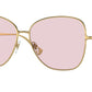 Versace VE2256 Butterfly Sunglasses  1002P5-Gold 60-140-14 - Color Map Gold
