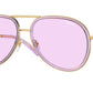 Versace VE2260 Pilot Sunglasses  10021A-Lilac Transparent 60-140-16 - Color Map Violet