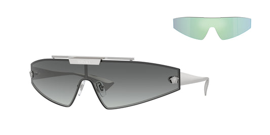 Versace VE2265 Irregular Sunglasses  100011-Silver 0-120-144 - Color Map Silver