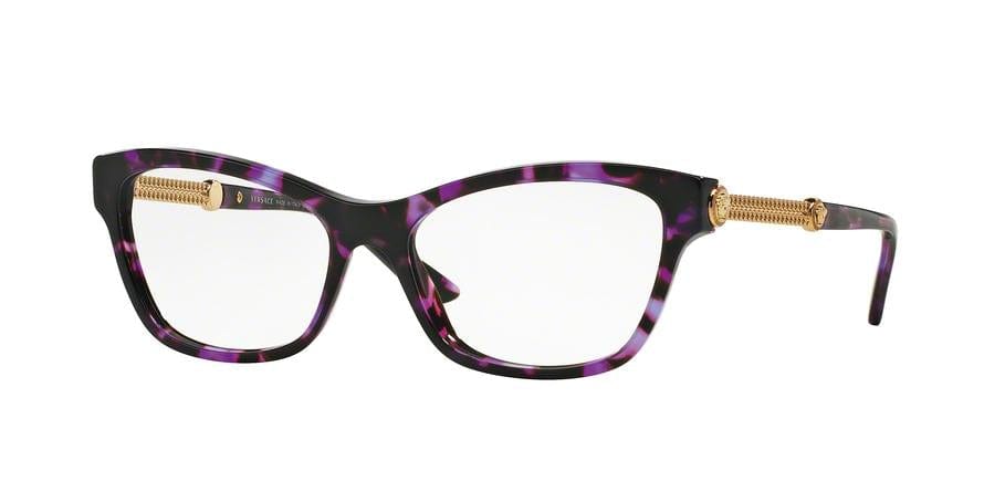 Versace VE3214 Cat Eye Eyeglasses  5152-VIOLET HAVANA 52-16-140 - Color Map violet