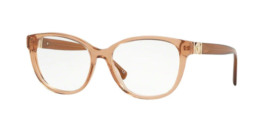 Versace VE3273 Round Eyeglasses  5304-TRANSPARENT BROWN 54-16-140 - Color Map brown